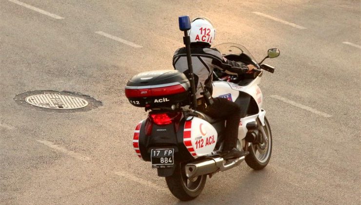 “Altın Dakikalar” için motosikletli ambulanslar trafikte!