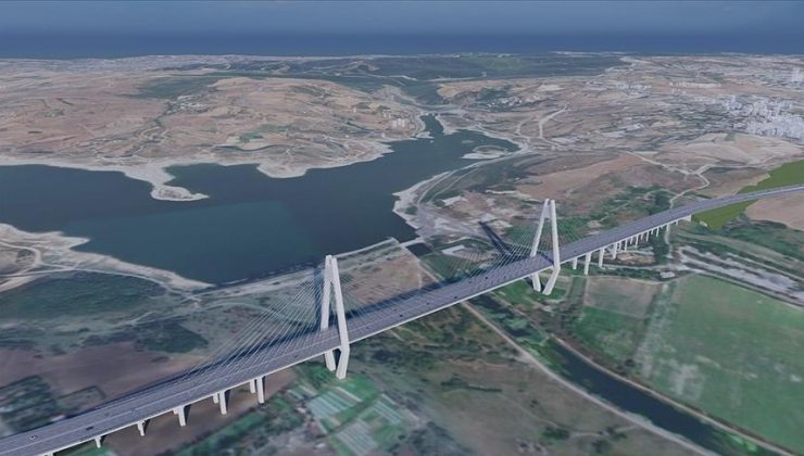Kanal İstanbul Sazlıdere Köprüsü’nün temeli atıldı