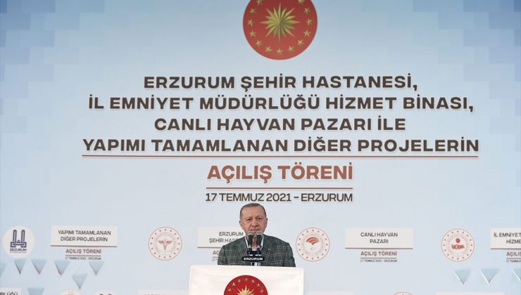 979 milyon lira yatırım yapılan Erzurum Şehir Hastanesi açıldı