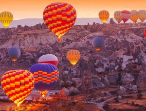 138 binden fazla turist Kapadokya’da balon turu yaptı