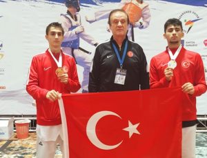 Avrupa Gençler Tekvando Şampiyonası’nın 3’üncü gününde milli sporculardan 2 madalya